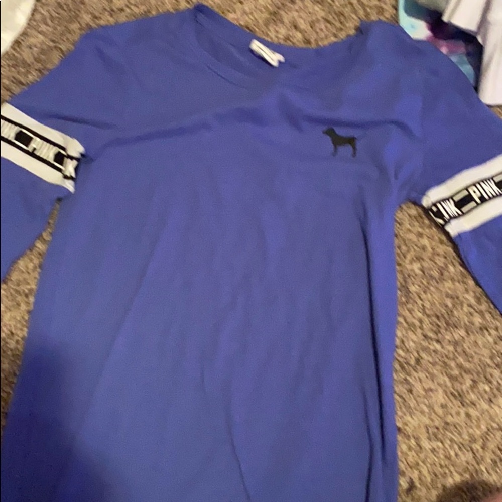 PINK purple long sleeves shirt